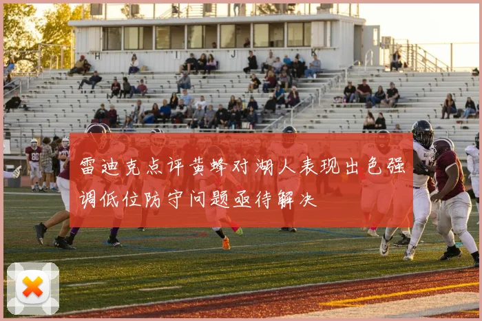 雷迪克点评黄蜂对湖人表现出色强调低位防守问题亟待解决